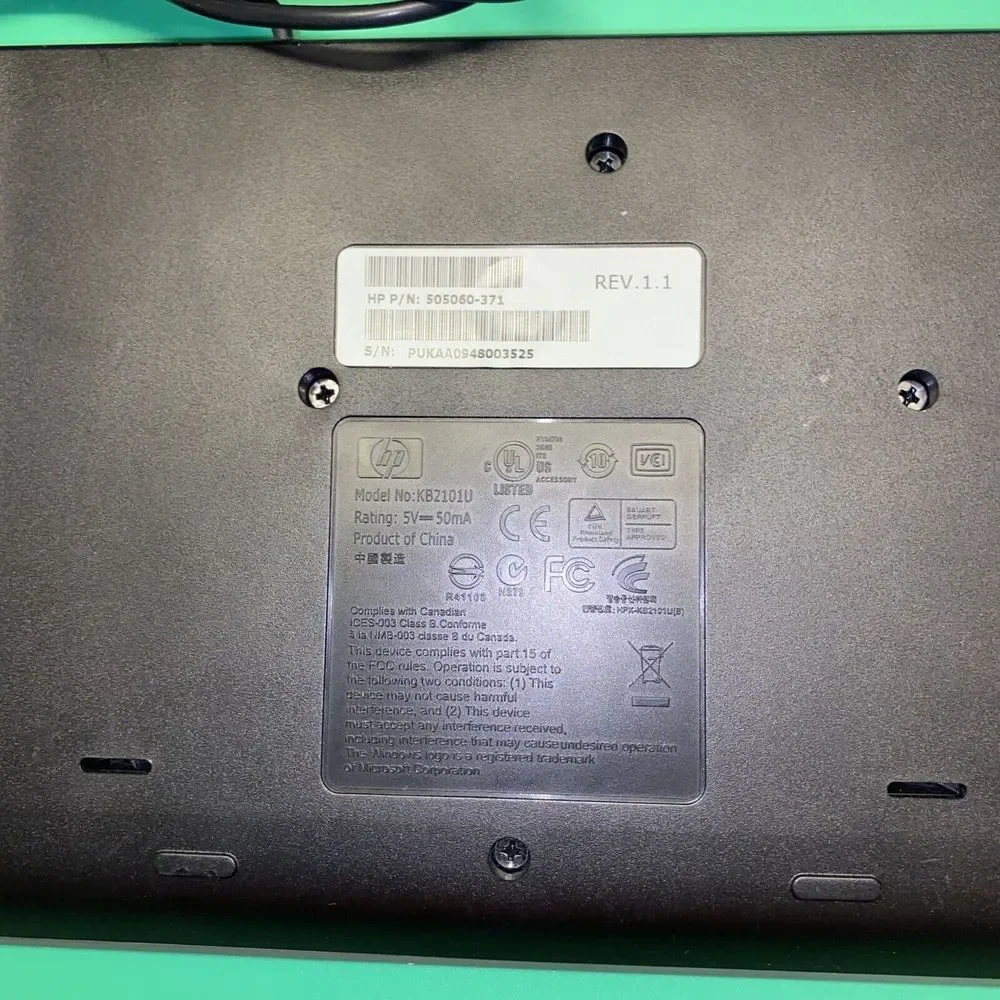 HP‎ Keyboard Model KB2101U